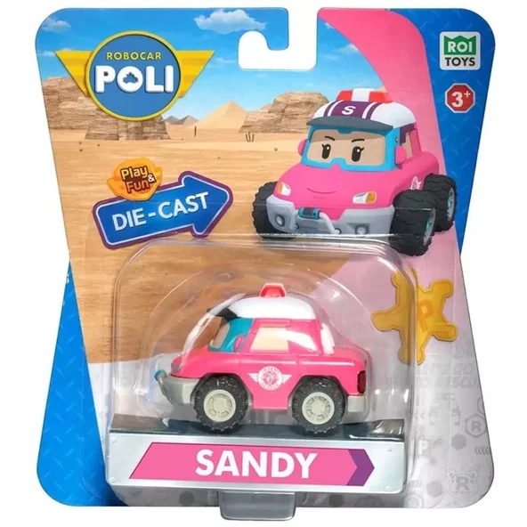 Robocar Poli Metal Araç Karakter Figür Sandy - Resim 2