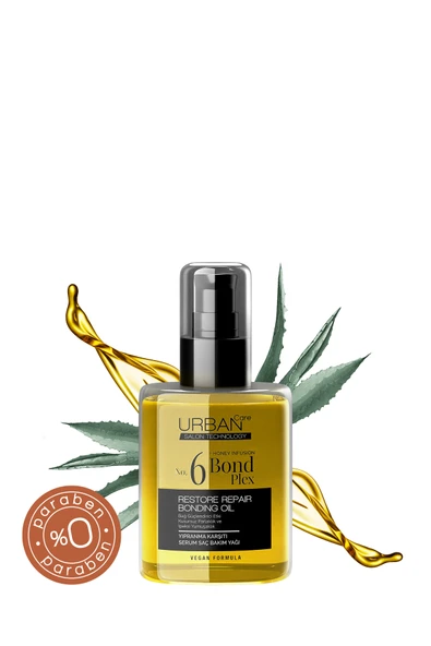 Urban Care No.6 Bond Plex Yıpranma Karşıtı Saç Bakım Yağı 100ml- Vegan - Resim 5
