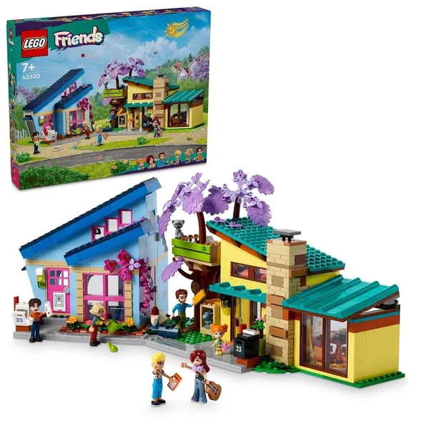 LEGO Friends Olly ve Paisley'nin Aile Evleri 42620 ürün görseli 1