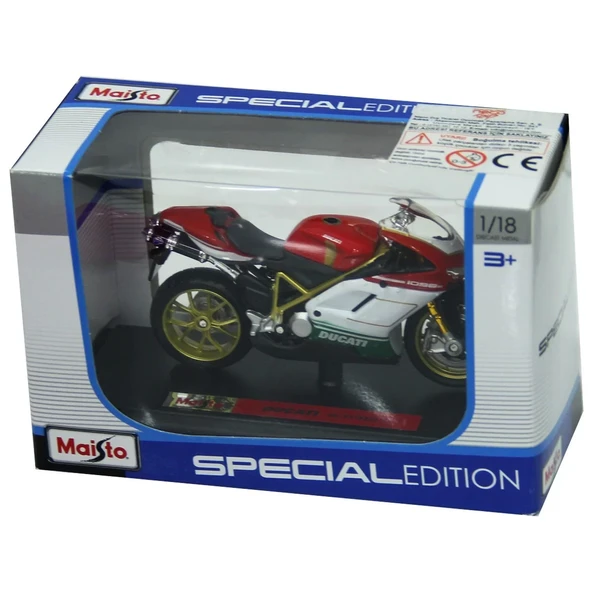 1:18 Maisto Motorsiklet - Resim 5