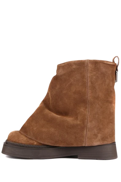 Stato - Taba Hakiki Süet Deri Bağcıksız Kadın Bot 25-1238 - Resim 4