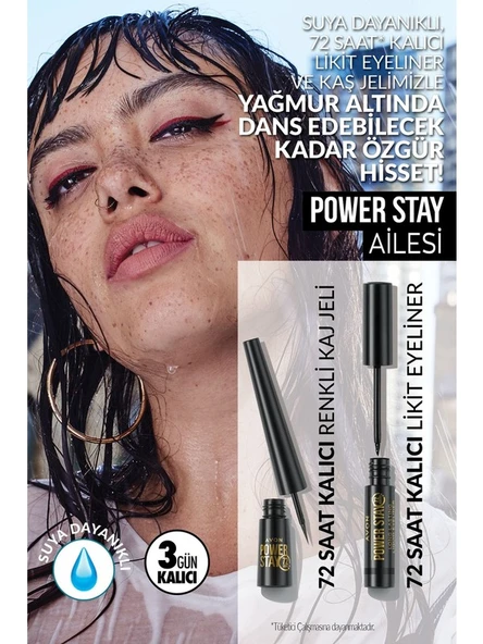 Avon Power Stay Uzun Süre Kalıcı Likit Eyeliner Heather Grey Gri - Resim 2