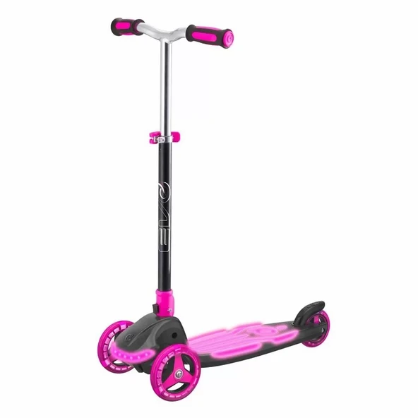 Evo 3 Tekerlekli Katlanabilir Illuminate Işıklı Pembe Scooter ürün görseli