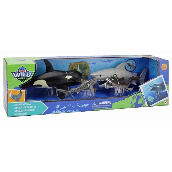 Wild Quest Okyanus Hayvanları Oyun Seti 5 parça - Resim 2