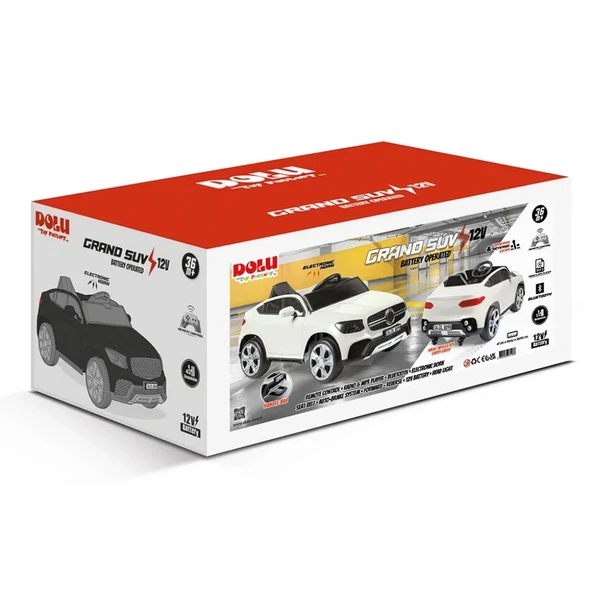Dolu 8189 Grandex 12v Kumandalı Akülü Araba Beyaz - Resim 2
