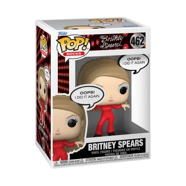 Funko POP Rocks Sayings: Britney Spears - Oops, I Did it Again - Resim 2