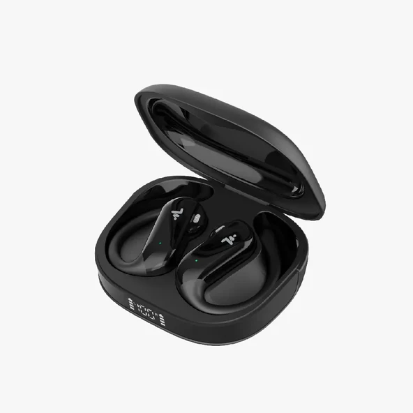 S29 ENC TWS Sporcu Su ve Tere Dayanıklı Kancalı Kablosuz Kulaklık - 4