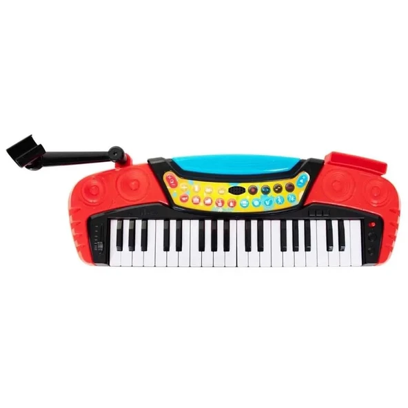 Müzikli ve Işıklı Mikrofonlu Elektronik Tabureli Org - Resim 3