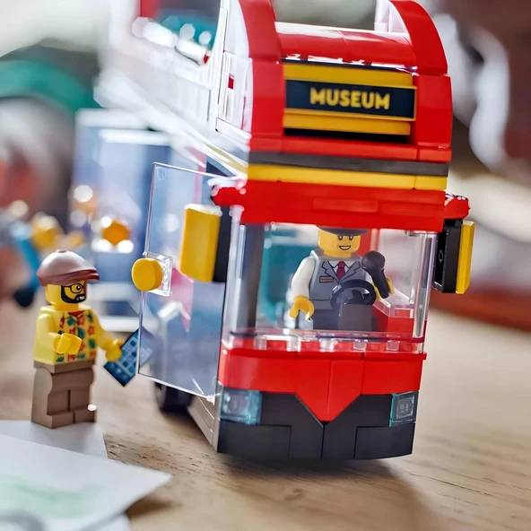 LEGO City Kırmızı İki Katlı Gezi Otobüsü 60407 - Resim 4