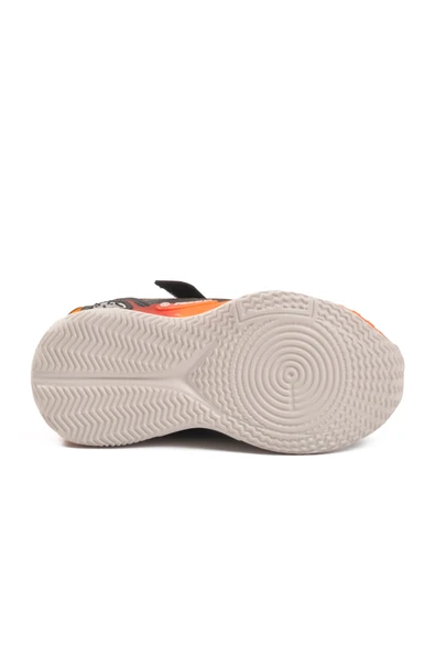 Cool Siyah Cırtlı Hafif Erkek Çocuk Spor Ayakkabı Racing P - Resim 5