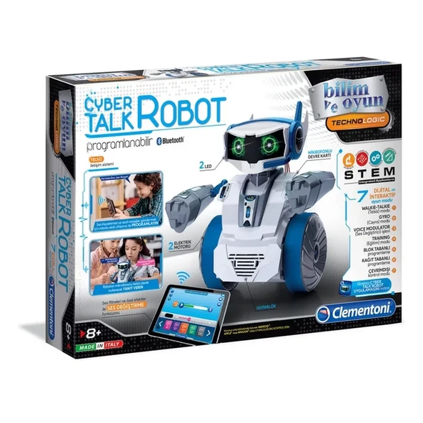 Bilim ve Oyun Robotik Laboratuvarı Cyber Talk Robot - Resim 5