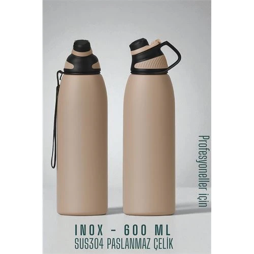 Modacar Inox Çelik Termos - 600 ml  SUS304 Çelik Termos Profesyonel PUDRA - 1
