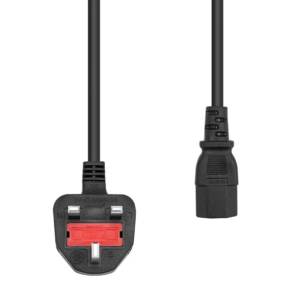 Powermaster 3 x 0.75 Mm İngiliz Tip 1.5 Metre C7 Güç Kablosu - Resim 2