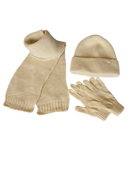 Kitti 4-8 Yaş Unisex Çocuk Atkı Bere Eldiven 3'lü Takım ürün görseli 1