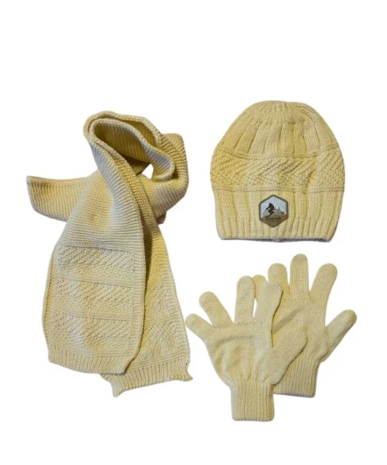 Kitti 9-15 Yaş Erkek Çocuk Atkı Bere Eldiven 3'lü Takım - Resim 4