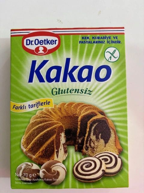 dr oetker glütensiz kakao 70 gr ürün görseli