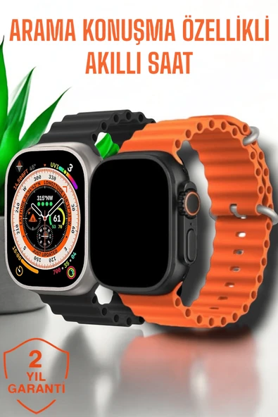 Suya ve Toza Dayanıklı 45 MM Akıllı Saat Bildirim ve Cevapsız Çağrı Görüntüleme ürün görseli