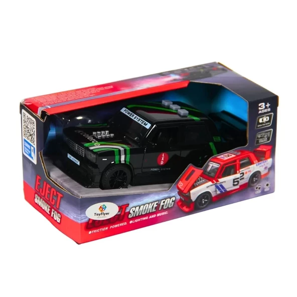 Işıklı Sesli Duman Çıkaran Sürtmeli Modifiye Araba LDP-1A - Resim 3