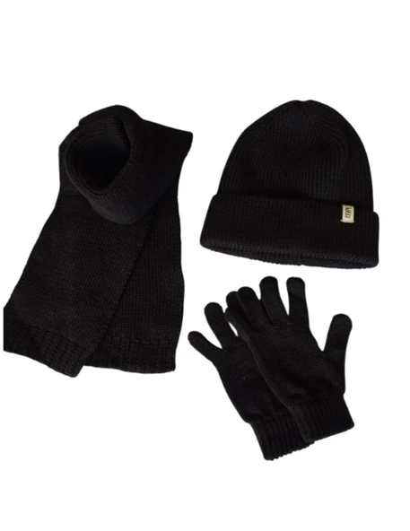 Kitti 4-8 Yaş Unisex Çocuk Atkı Bere Eldiven 3'lü Takım - Resim 4