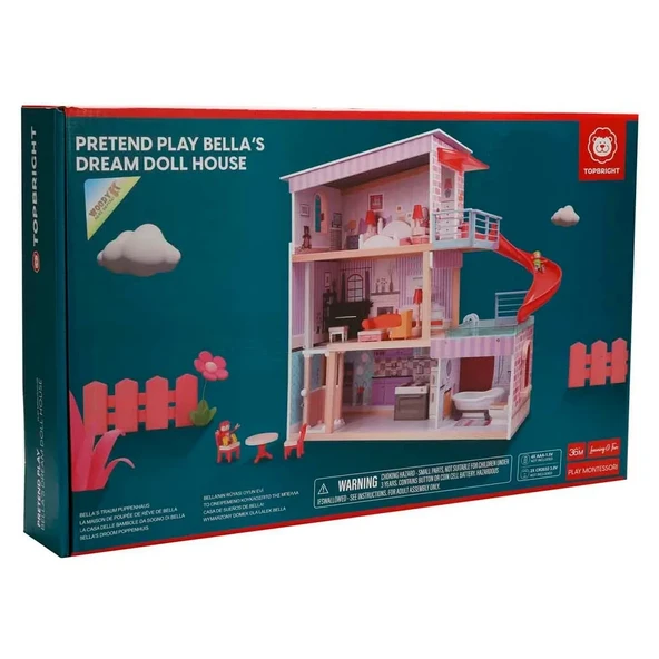 Bella'nın Rüyası Tahta Oyun Evi - 2