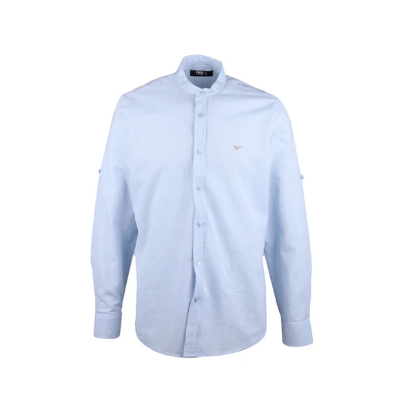 Erkek Hakim Yaka Gömlek CAZ 2019 - Resim 4