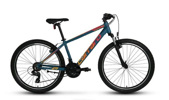 Carraro Force 400 21 Vites Mat Petrol Kırmızı Turuncu Çocuk Dağ Bisikleti ürün görseli