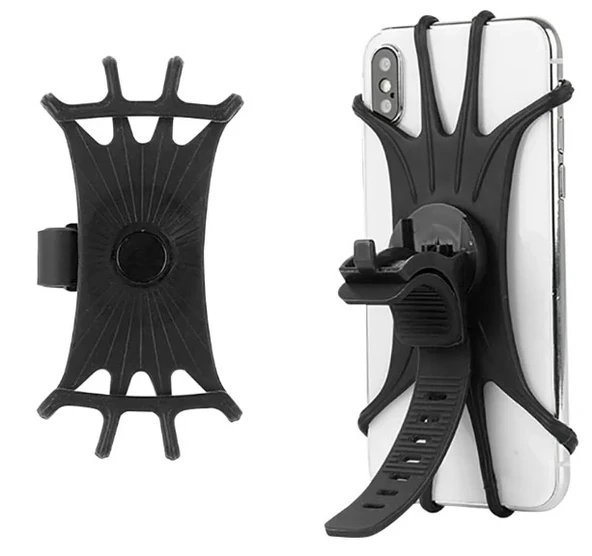 Silikon Esnek Bisiklet Telefon Tutucu - 5