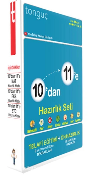TONGUÇ 10 DAN 11 E HAZIRLIK SETİ ürün görseli 1