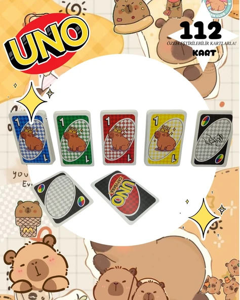 Kapibara Uno Kartı CAPYBARA - Resim 2