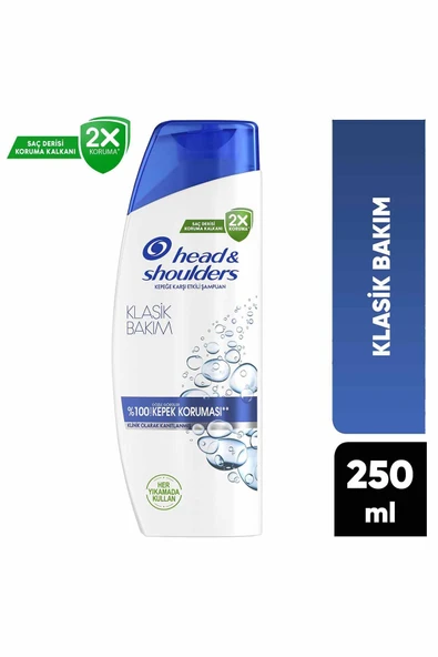 Head Shoulders Şampuan 250 ml Klasik Bakım + Kepek ürün görseli 1