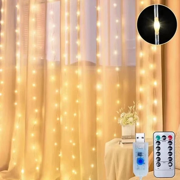 3x3 Kumandalı Perde LED - Resim 2