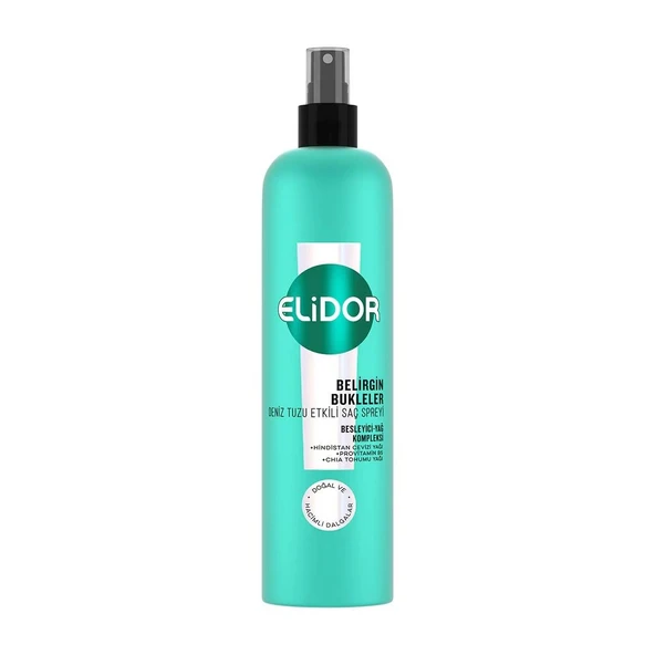 Elidor Deniz Tuzu Spreyi Belirgin Bukleler 190 Ml - 1