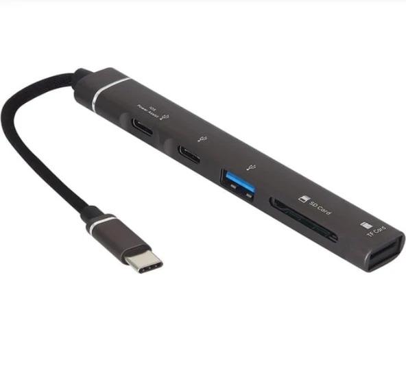 ZR888 5 İn 1 H02 Type-C Hub ürün görseli 1