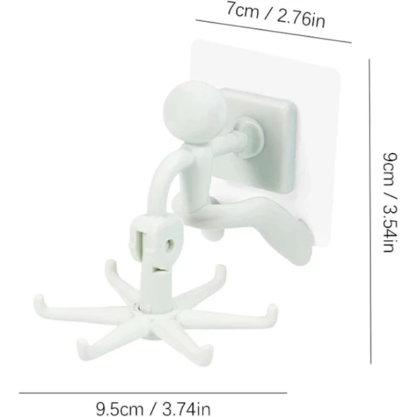 Döner Başlı Rambo Askılık