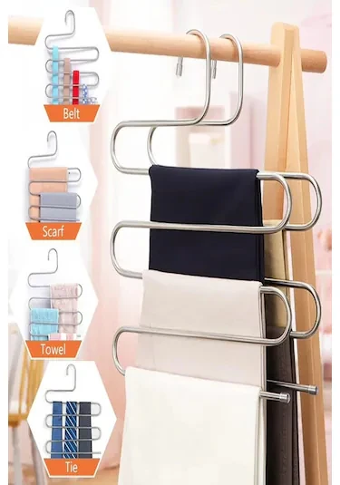 Krom Pantolon Askısı - Resim 3