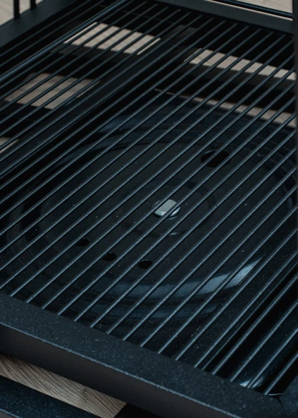 DEKORATİF SİYAH METAL 360 DÖNER KİTAPLIK 5 RAFLI ÜNİTE ÇOK AMAÇLI SALON OFİS DÜZENLEYİCİ - 6