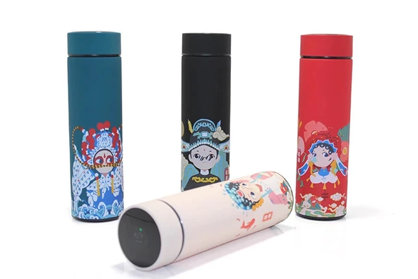 Dijital Göstergeli Paslanmaz Çelik Termos - 2