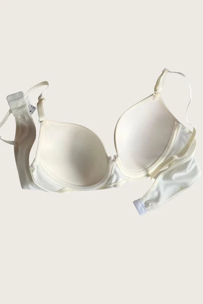 MDB MdbShop Mikro Kumaş İçi Boş Balenli Günlük Tek Desteksiz Sütyen - Resim 2