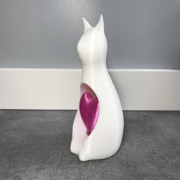 Lucy Kalp Dönen Kedi Plastik Aparat - 3
