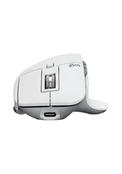 Logitech Mx Master 3S For Mac 910-006572 Beyaz Şarjlı Sessiz Lazer Kablosuz Mouse - 4