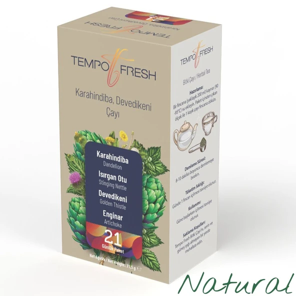 Tempo Fresh Karahindiba Devedikeni Çayı Granür