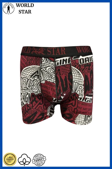 MDB MdbShop Likralı Pamuklu Renkli Erkek Boxer ürün görseli 1