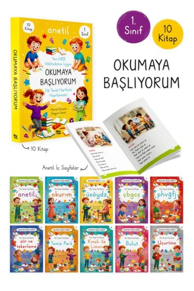 Okumaya Başlıyorum – ANETİL 10 Kitap ürün görseli