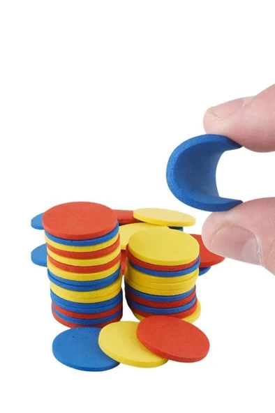 25 Köpük Disk Atan Oyuncak Tabanca Kedi Köpek EVA Frizbi Atan Çocuk Oyun Tabancası Yumuşak Kurşun - Resim 8