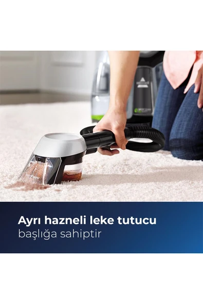 Bissell SpotClean Pet Plus Evcil Hayvanlı Evlere Özel Halı – Koltuk Yıkama ve Leke Çıkarma Makinesi - Resim 6