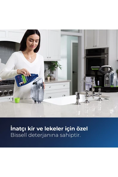 Bissell SpotClean Pet Plus Evcil Hayvanlı Evlere Özel Halı – Koltuk Yıkama ve Leke Çıkarma Makinesi - Resim 8