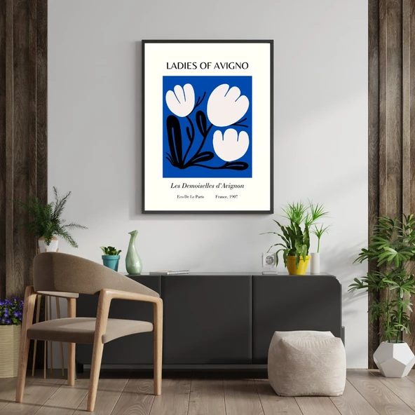 Picasso Duvar Tablosu Çerçeveli 3'lü Set Siyah Renk 21 x 30 Boyut/Ebat - Resim 2