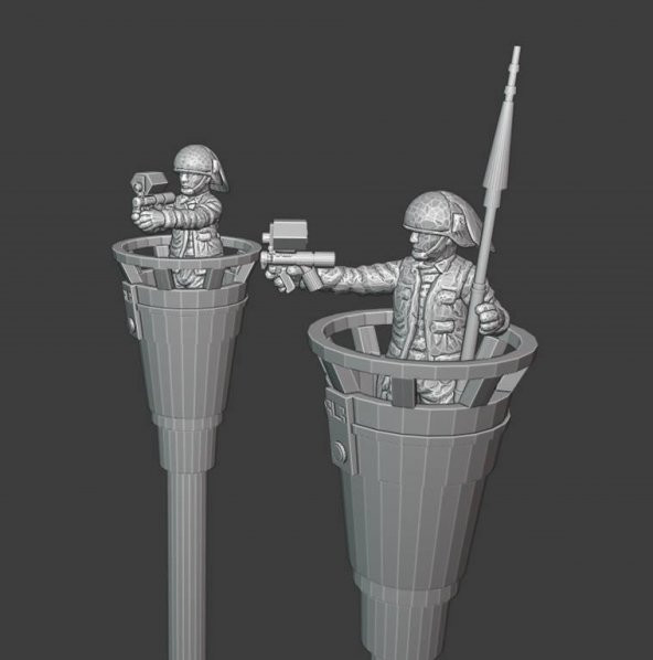 Rebel Sentry Towers (Star Wars Legion Ölçek) Plastik Aparat - 1