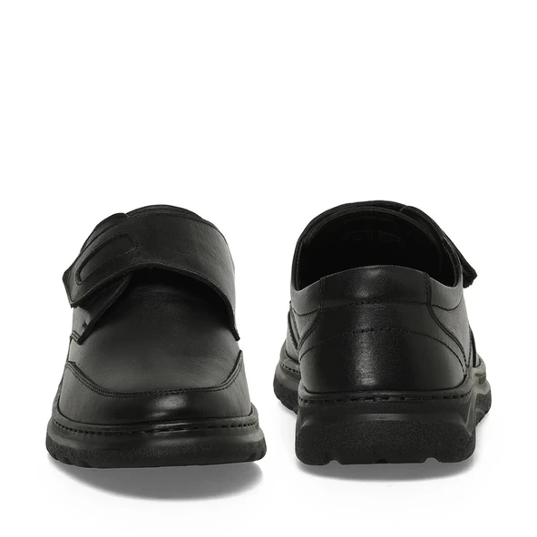 Polaris 109024 Siyah Hakiki Deri Erkek Ayakkabı - Resim 5