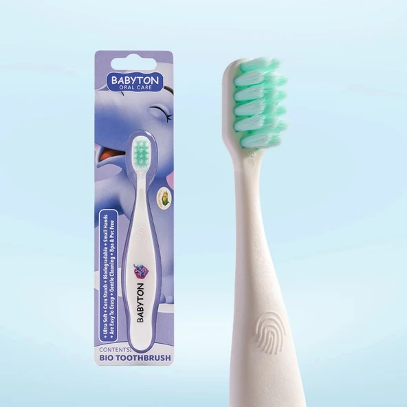 Babyton Bio Diş Fırçası Fil ürün görseli 1